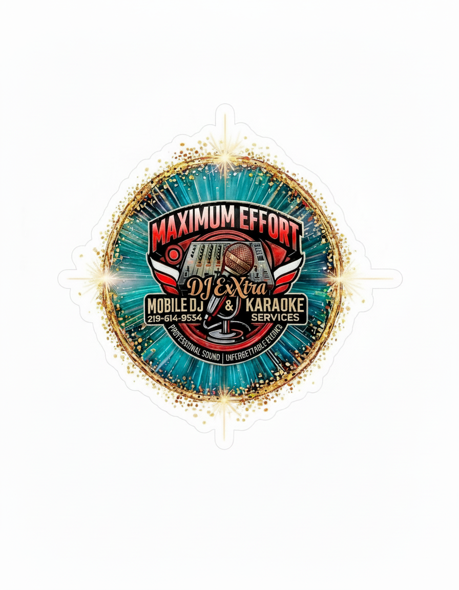 DJ ExXtra Maximum Effort shield logo
