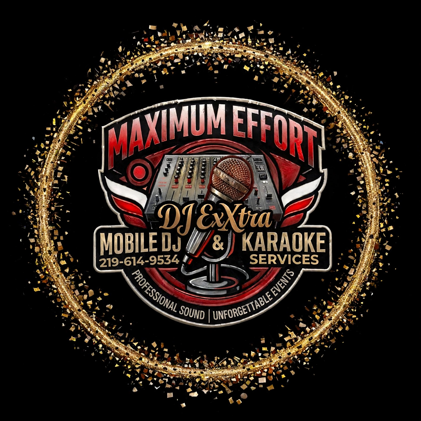 Maximum Effort DJ ExXtra logo